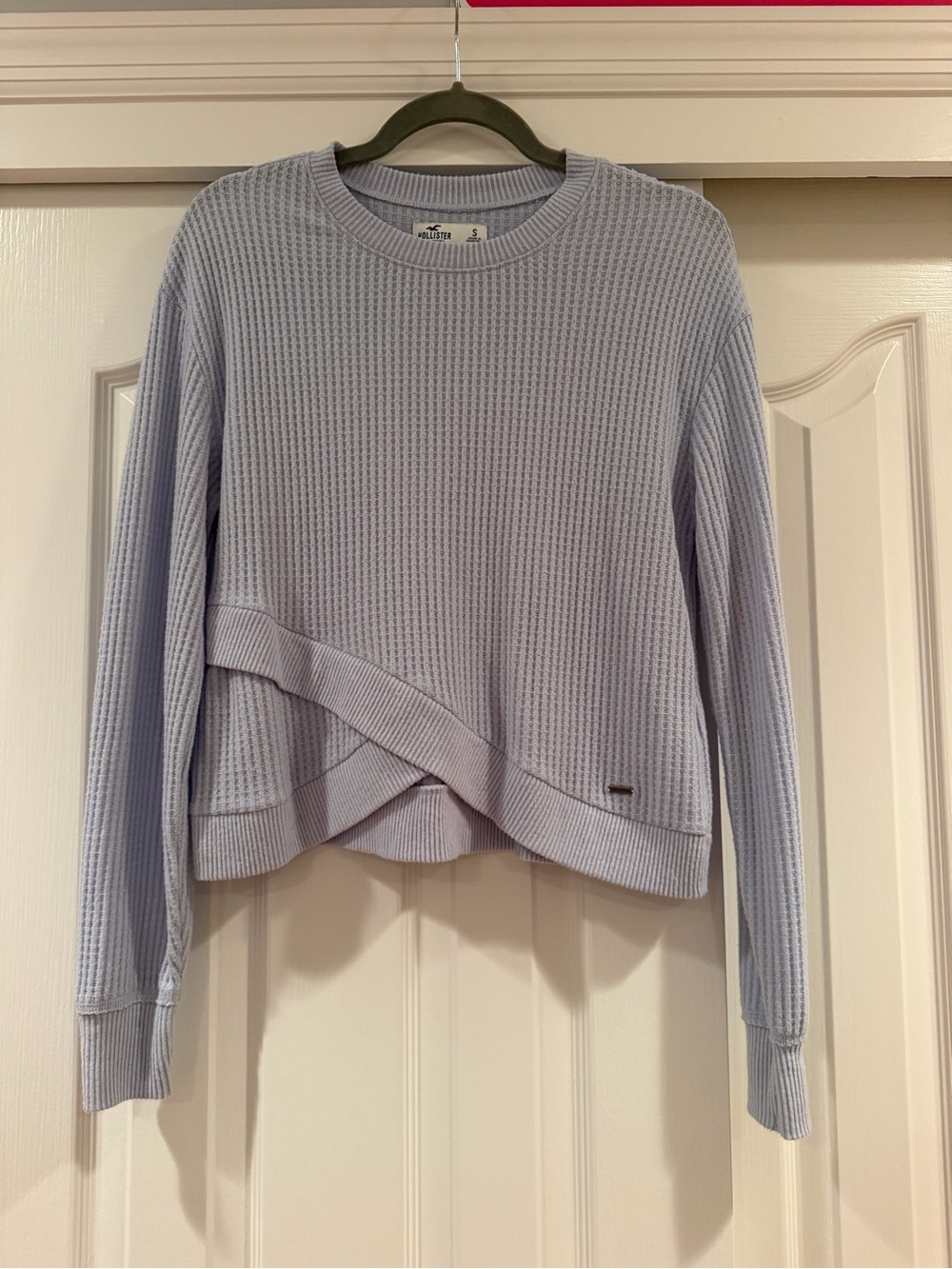 Hollister Waffle Knit Crewneck Sweater